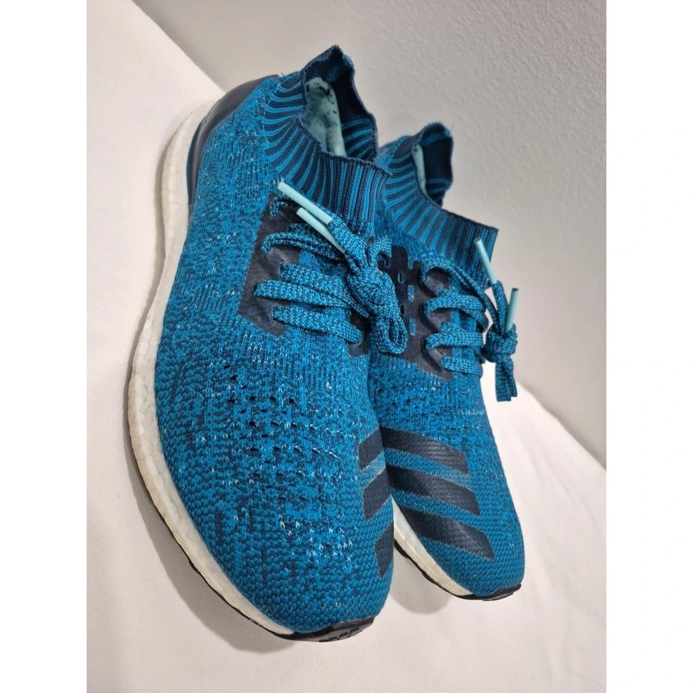 Adidas UltraBoost‎ Uncaged Blue Athletic Running Sneakers Shoes BY2555 Men's 9.5